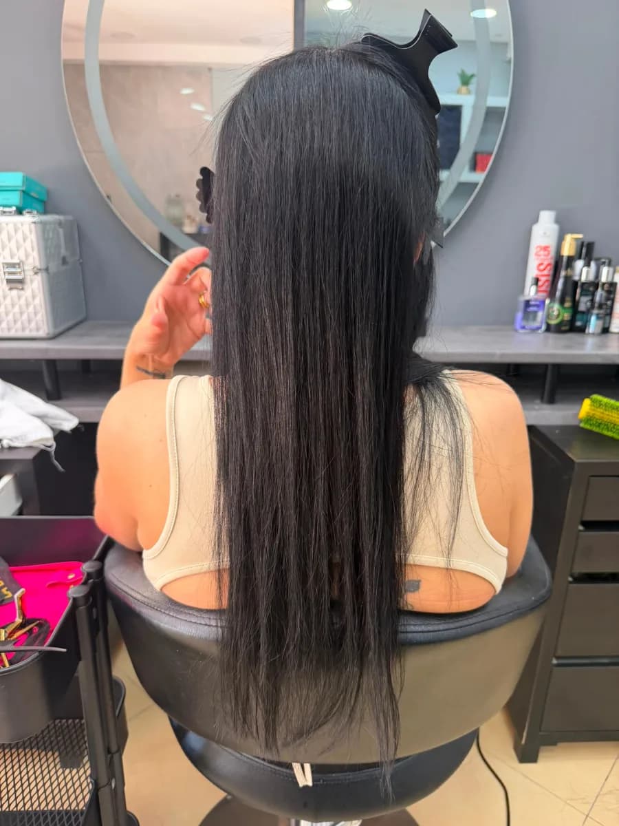 Mega Hair - Antes